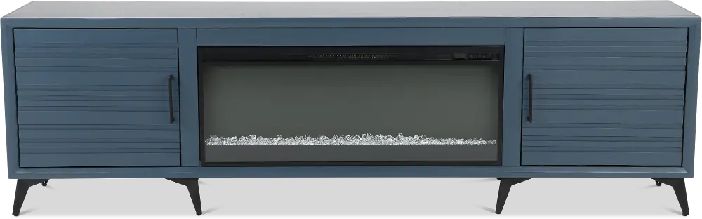 Malibu Blue 95  Fireplace TV Stand-1