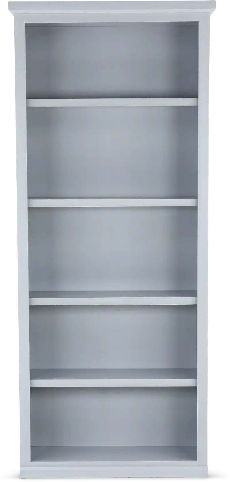 Elliott Gray 4-Shelf Bookcase