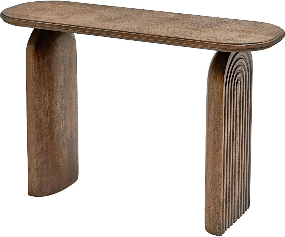 Derryn Brown Sofa Table-1