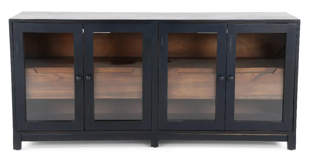 Stturgart Black and Brown 72  TV Stand-1