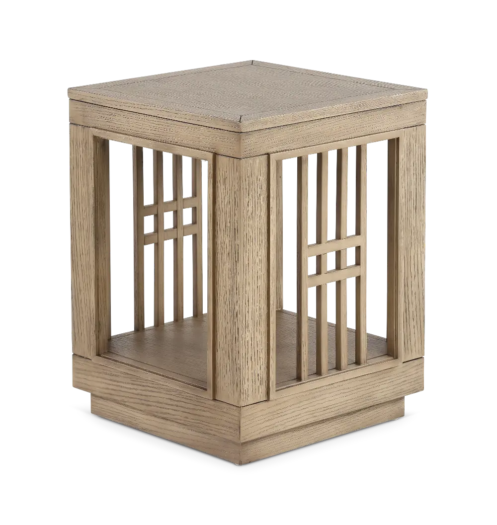 Fusion Natural Chairside Table-1