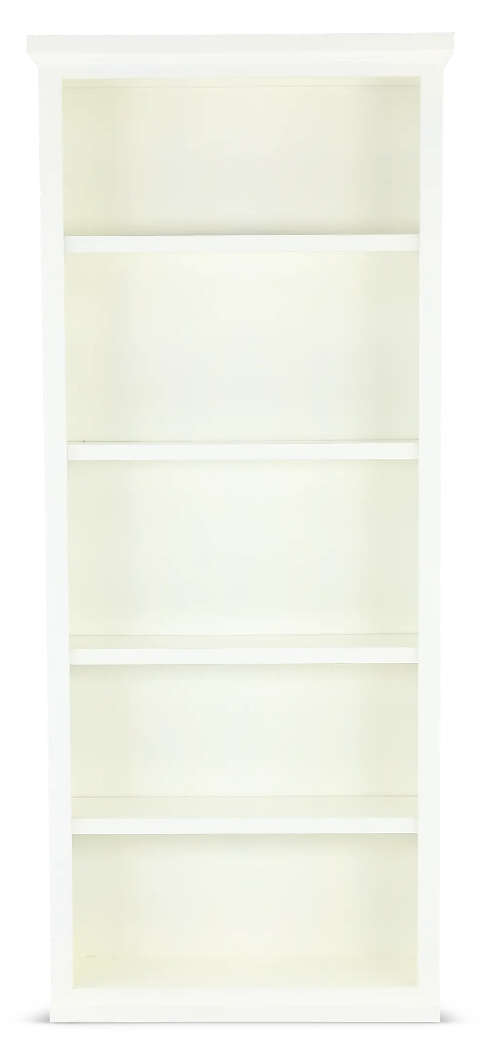 Elliott White 4-Shelf Bookcase-1