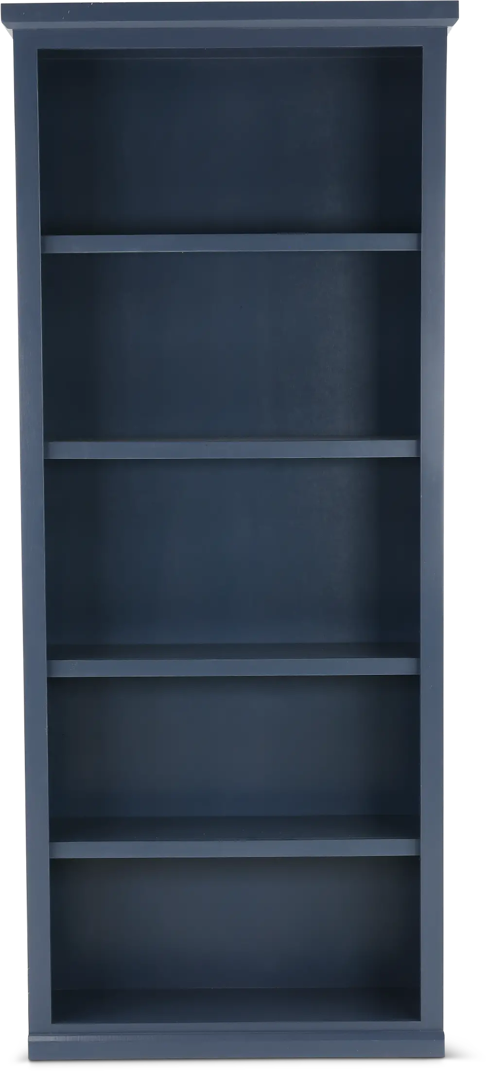 Elliott Blue 4-Shelf Bookcase-1