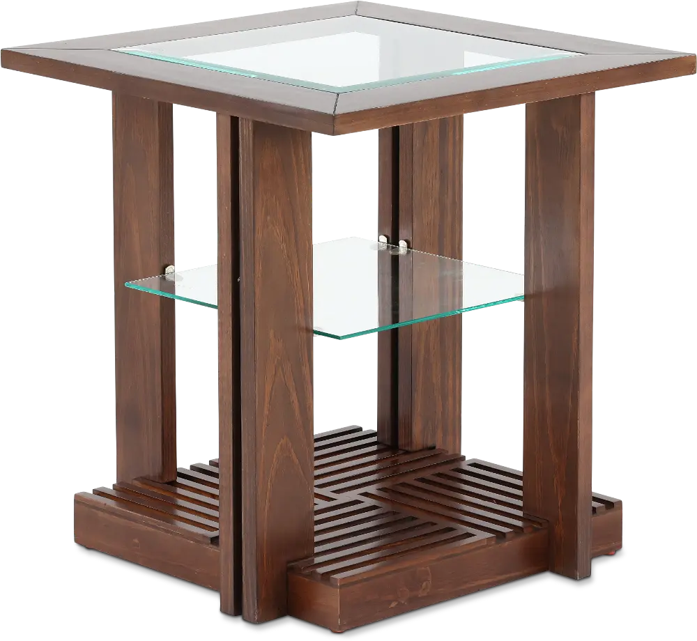 Mission Valley Brown End Table-1