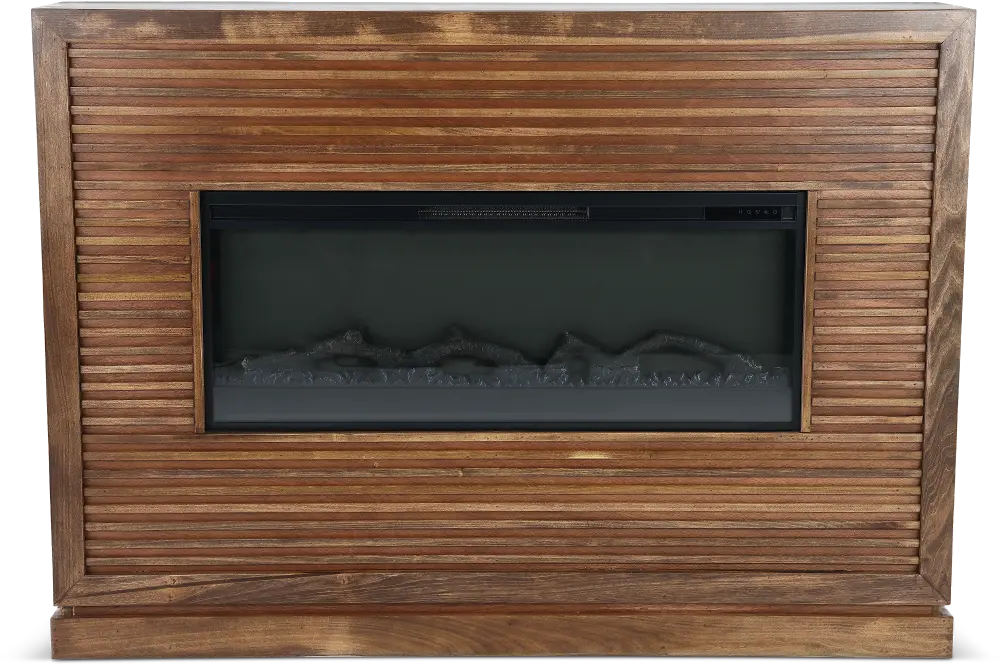 Riviera Brown Fireplace Mantel-1