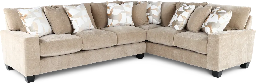 2PC/VMD/KHAKI/OPT.1 Valderrama Khaki 2 Piece Sectional-1
