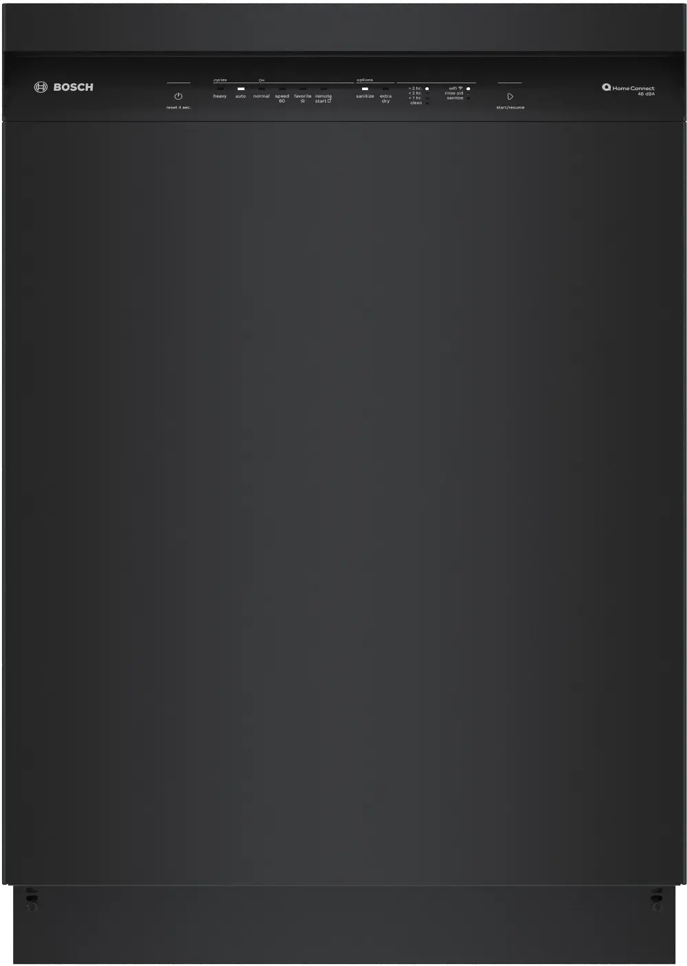 SHE4AEM6N Bosch 100 Series Front Control Dishwasher - Black-2