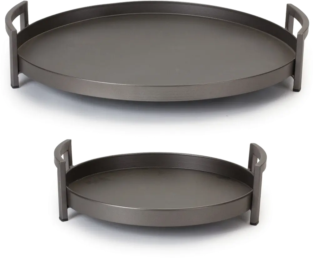 Small Round Iron Tray-1