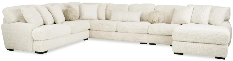 Hendrix Ivory 4 Piece Sectional