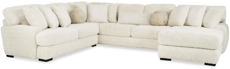 Hendrix Ivory 3 Piece Sectional