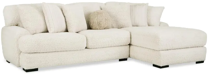 Hendrix Ivory 2 Piece Sectional