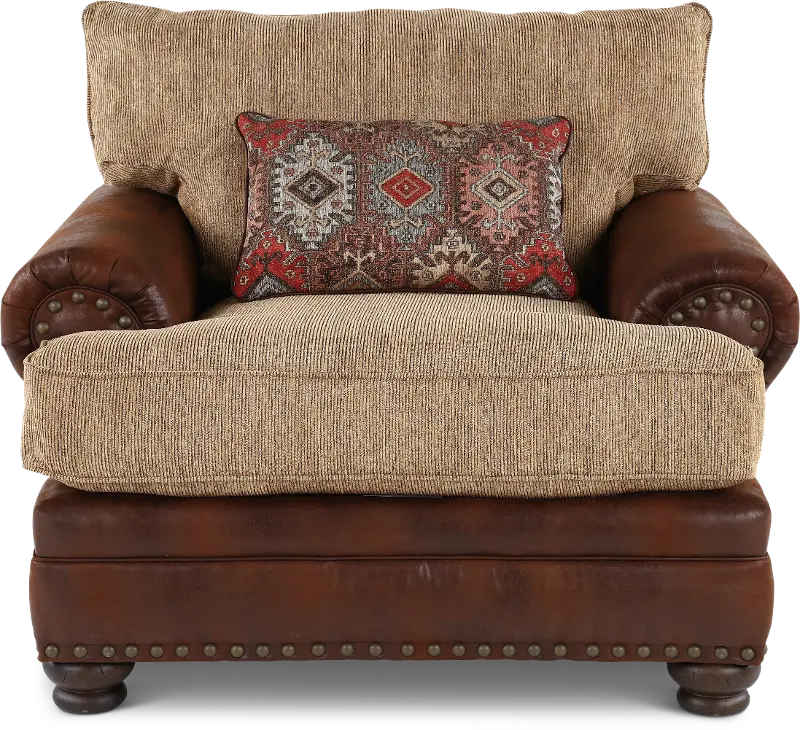 Laramie Two-Tone Brown Chair