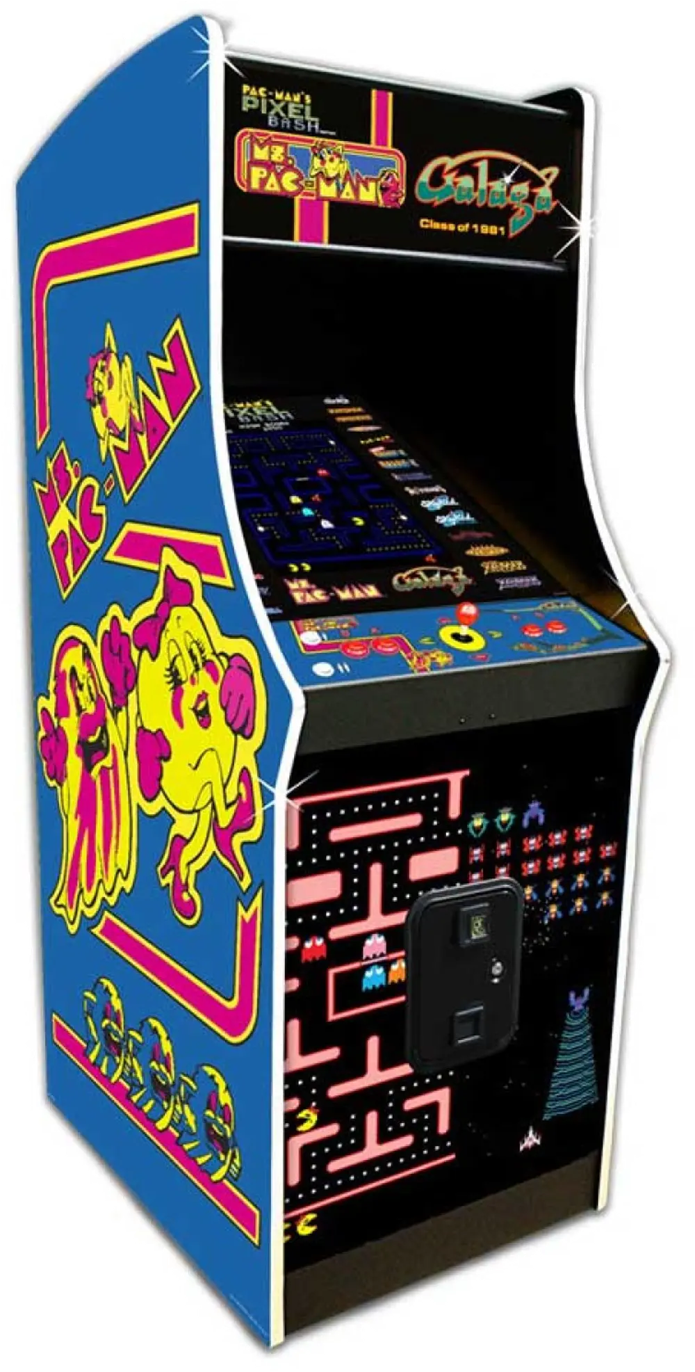 Namco Arcade Machine Ms. Pacman Galaga Pixel Bash Edition-1