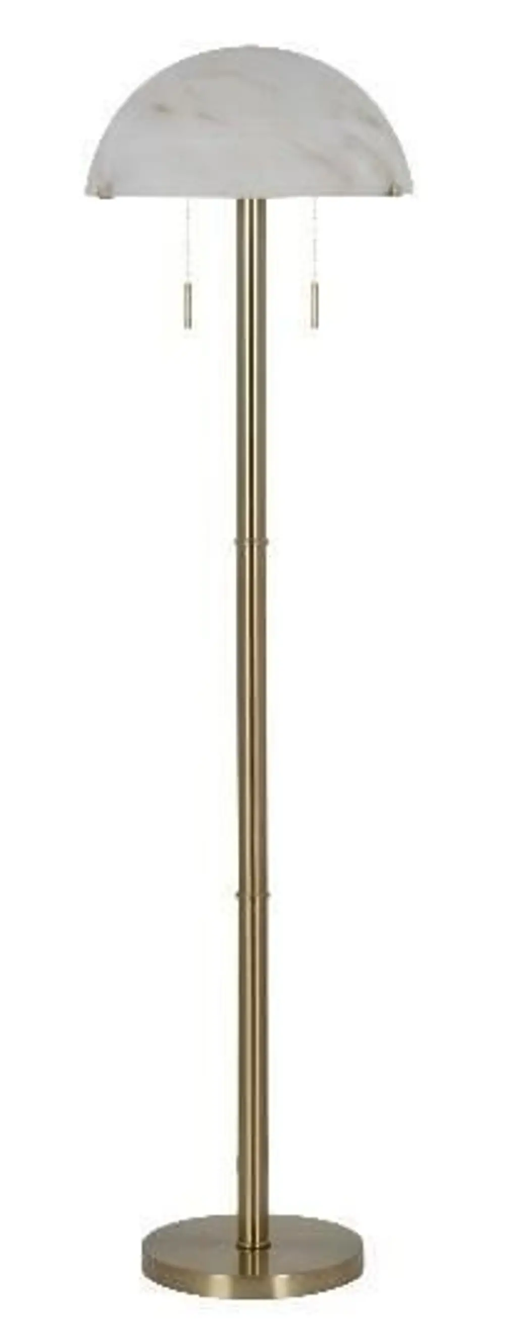 60  Plated Brass Metal Floor Lamp-1