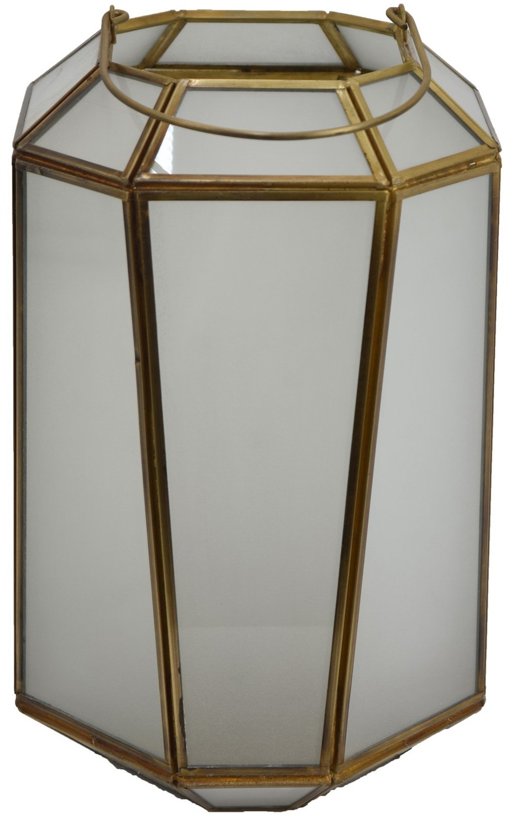 Frosted Glass Metal Lantern