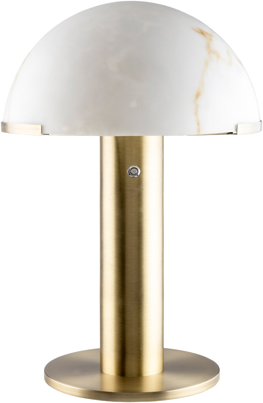 23" Metallic Brass Table Lamp