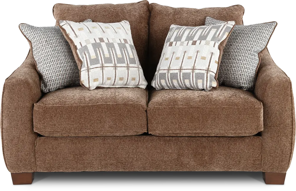 Pandora Brown Loveseat-1
