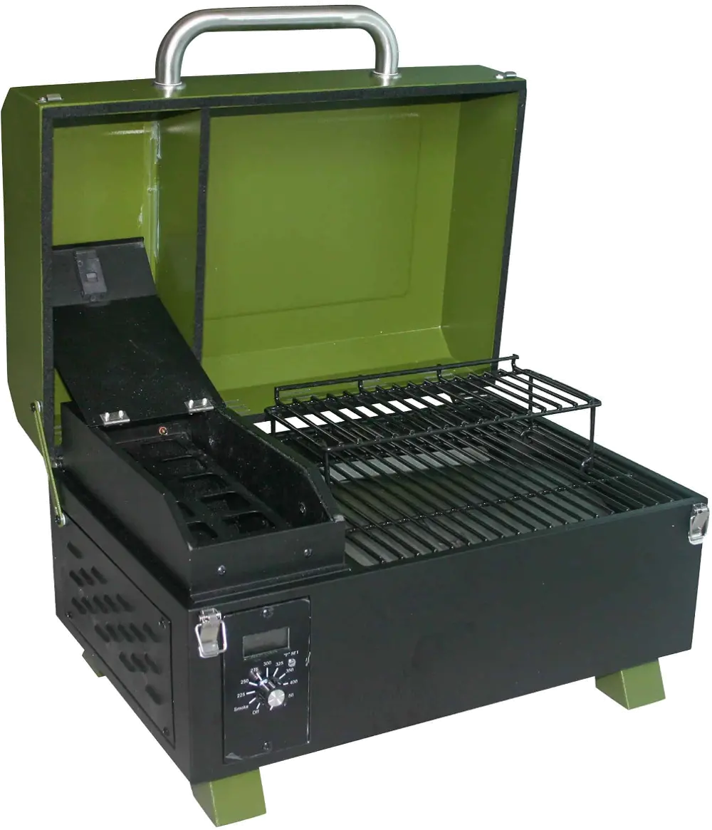 Buffalo Outdoor-Electric Wood Pellet Grill Smoker-1