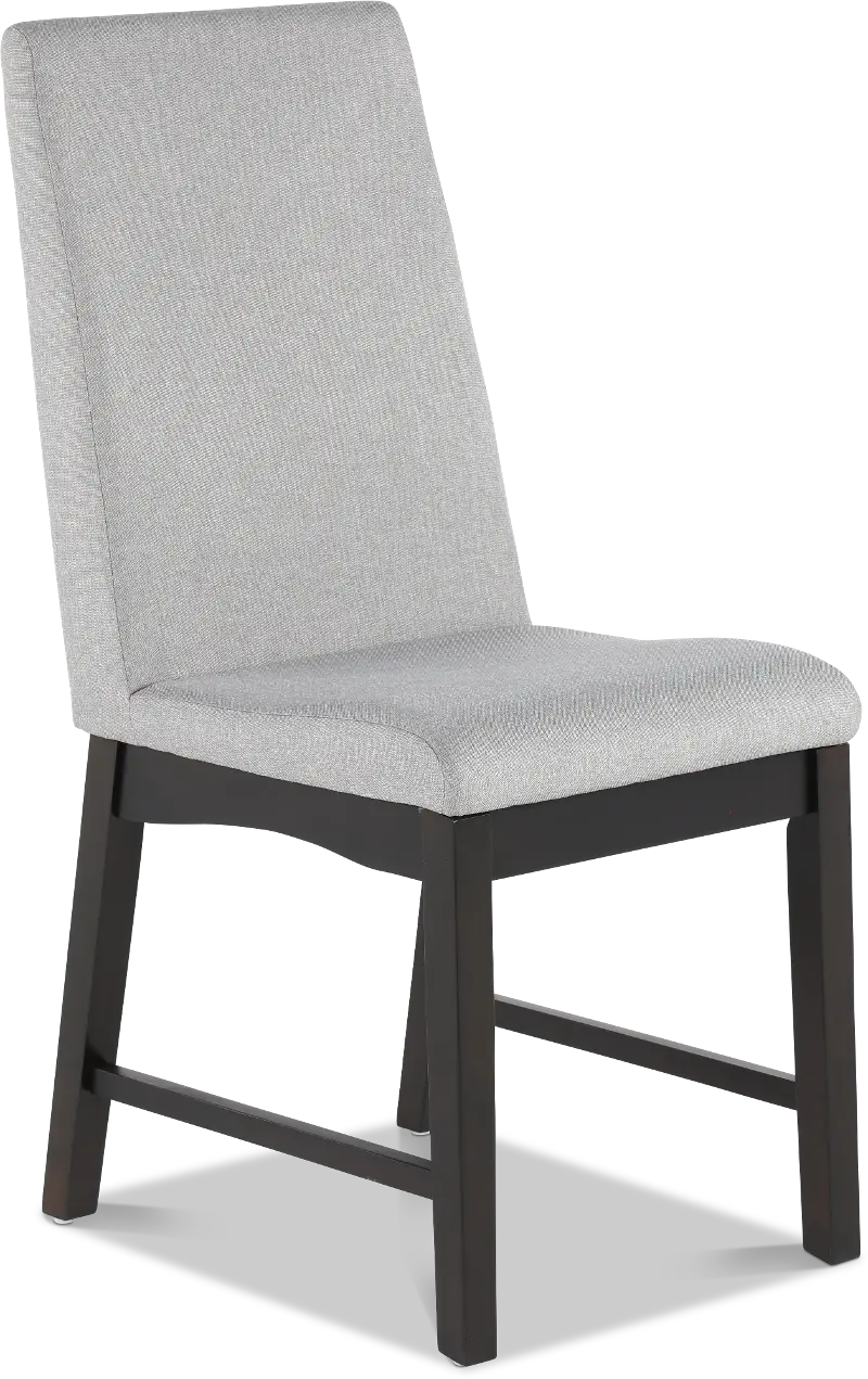 Maywood Espresso Brown and Gray Dining Chair