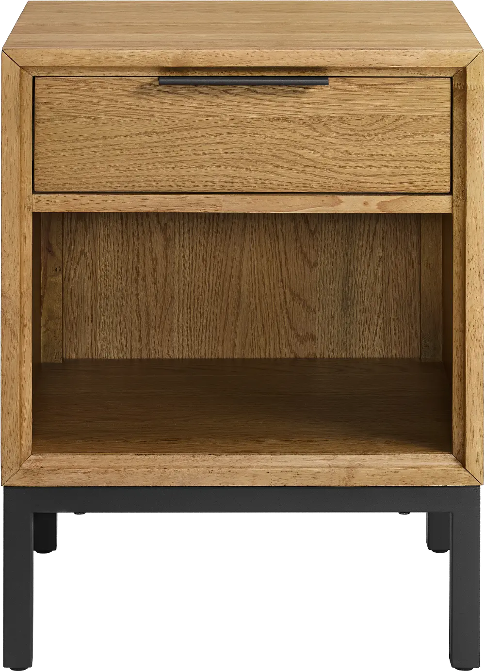 Newport Natural Oak Nightstand-1