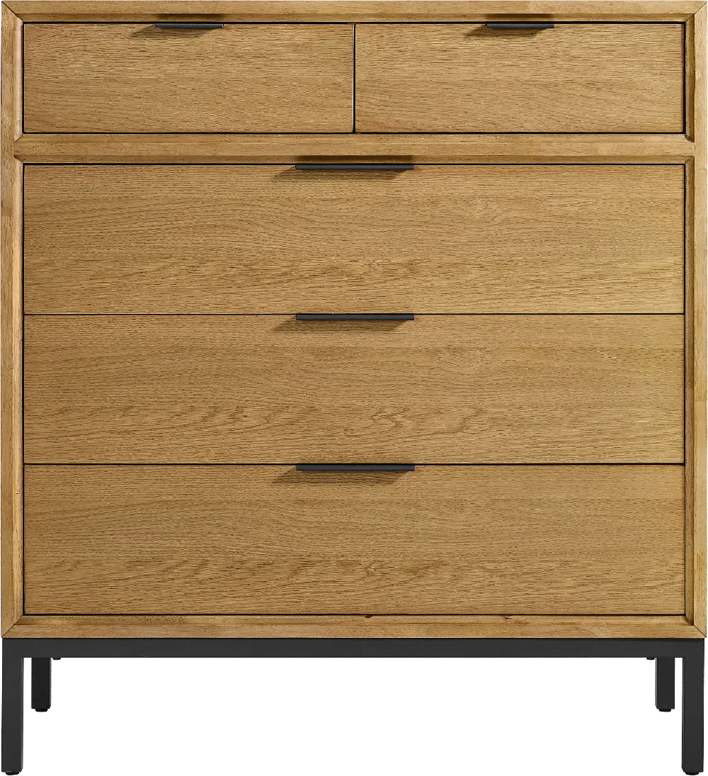 Newport Natural Oak Chest of Drawers-1