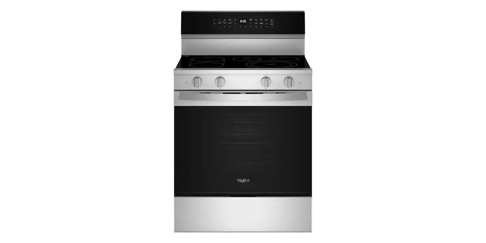 WFES7530RZ Whirlpool 5.3 Cu Ft Smart Electric Range - Stainless Steel-1