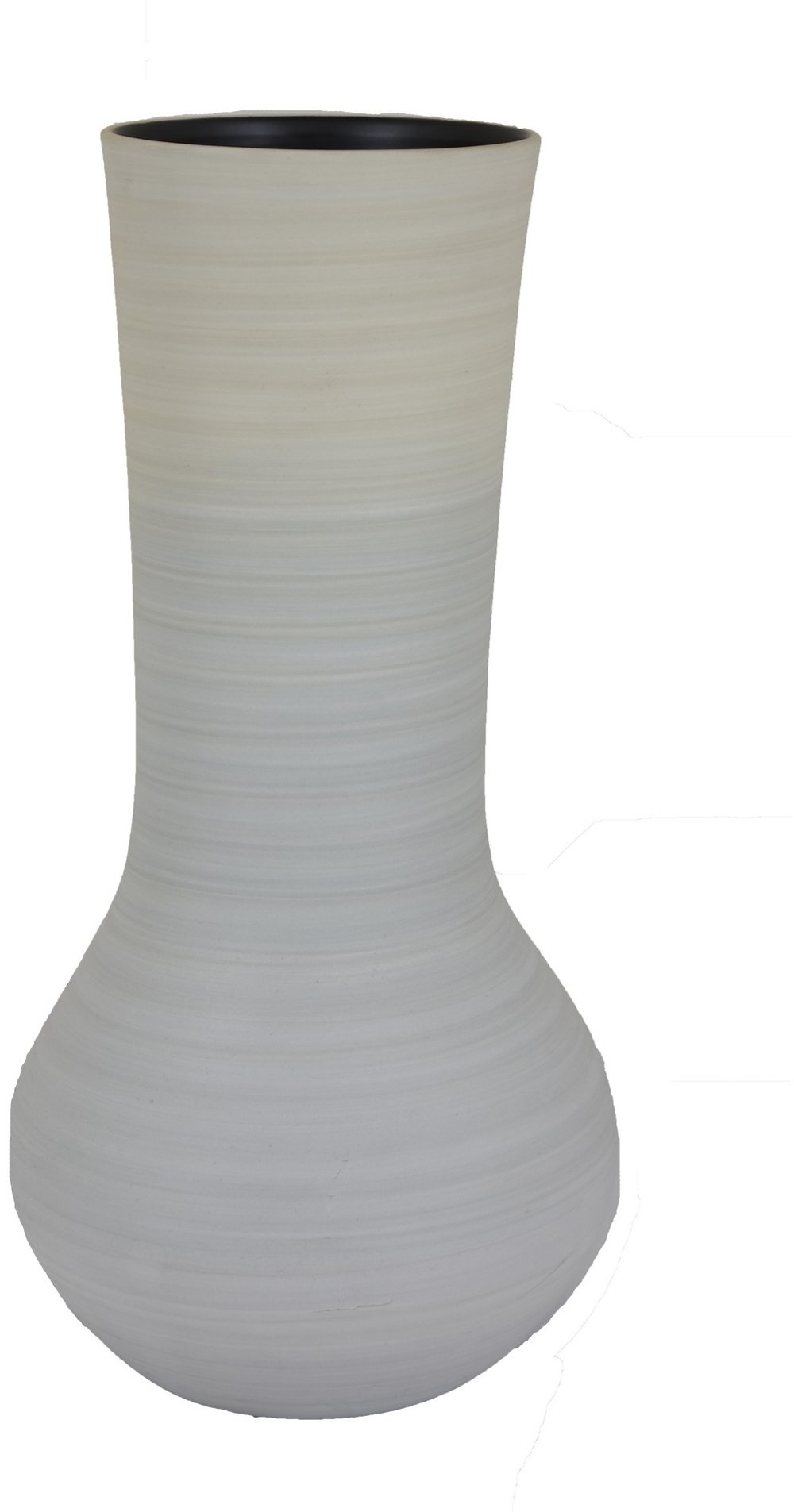 Glacier Gray 17" Gray Vase