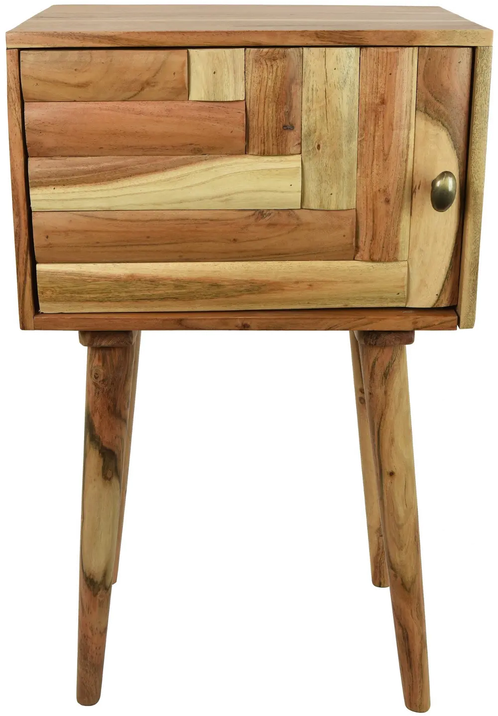 Brown 29.5  Wood Cabinet-1