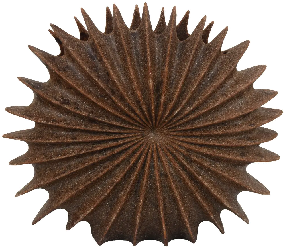 16.25  Brown Round Vase-1