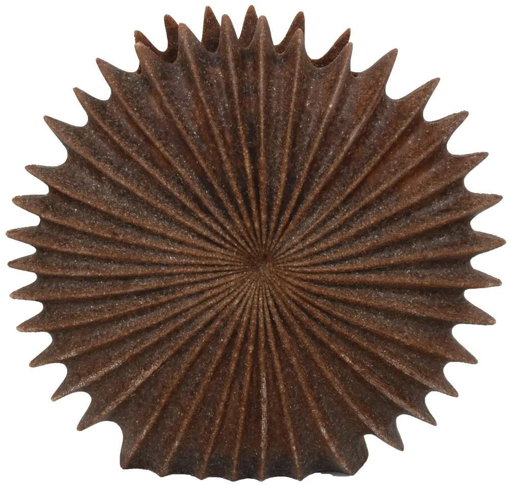 12.75  Brown Round Vase-1