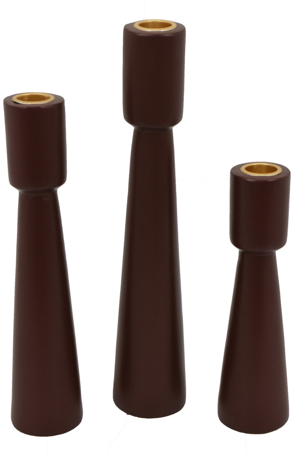 Velma 12.25" Large Brown Candle Holder