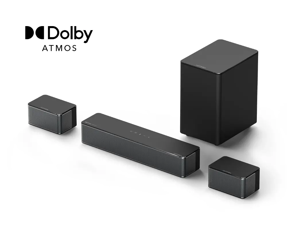 ULTIMEA Poseidon D60 5.1 Dolby Atmos Sound Bar w/ Wireless Subwoofer-1