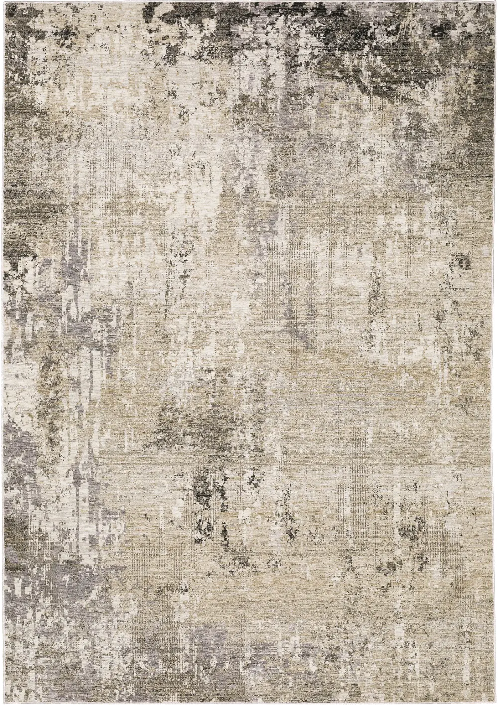 Nebulous 5 x 8 Modern Beige Area Rug-1
