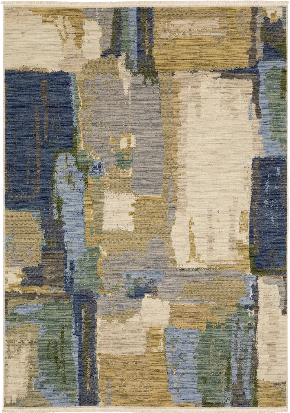 Soleri 8 x 11 Blue and Green Area Rug-1