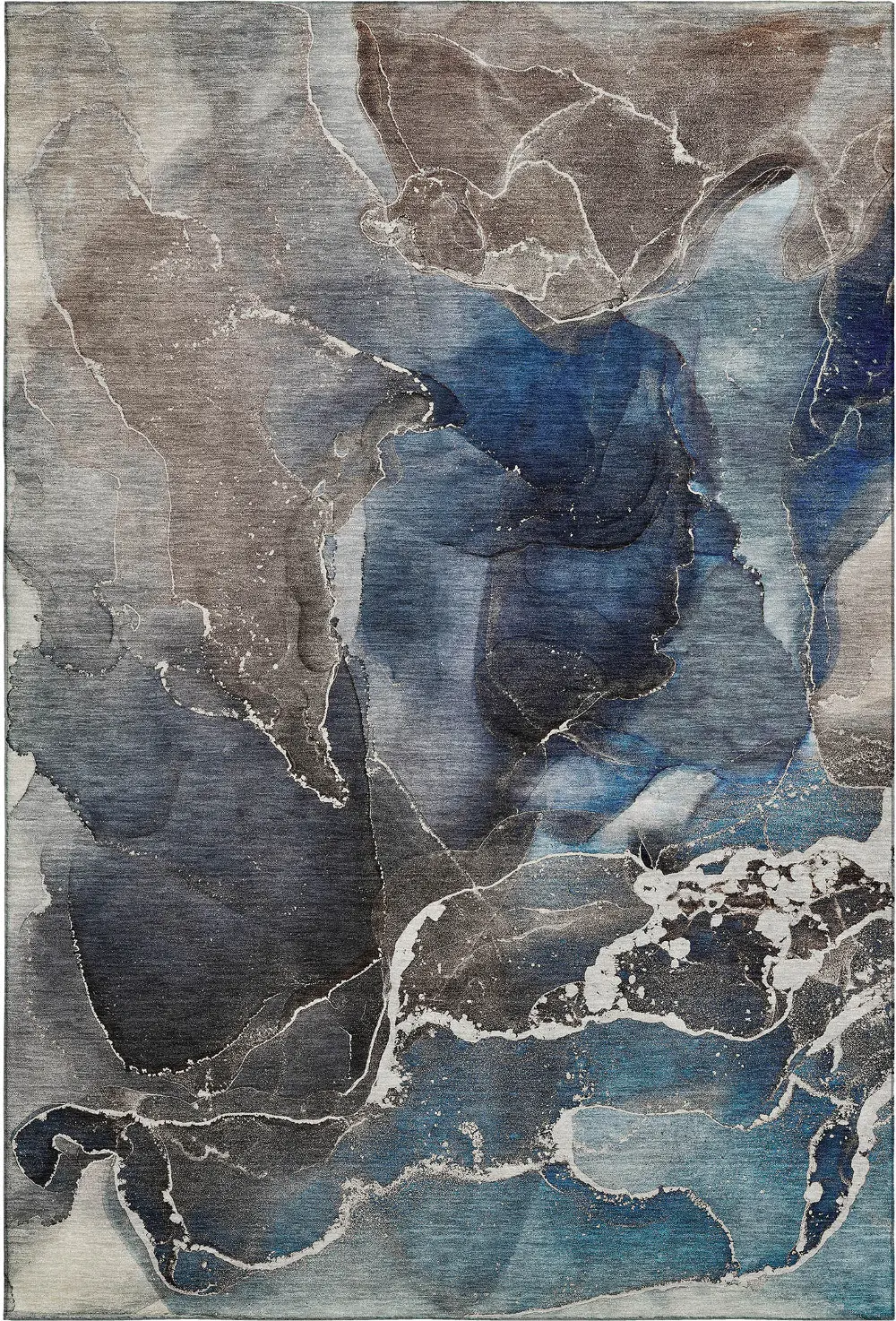 OY3BU5X8/ODYSSEY/OY3-BLUE/5X7 Odyssey 5 x 8 Blue Luxury Area Rug-1