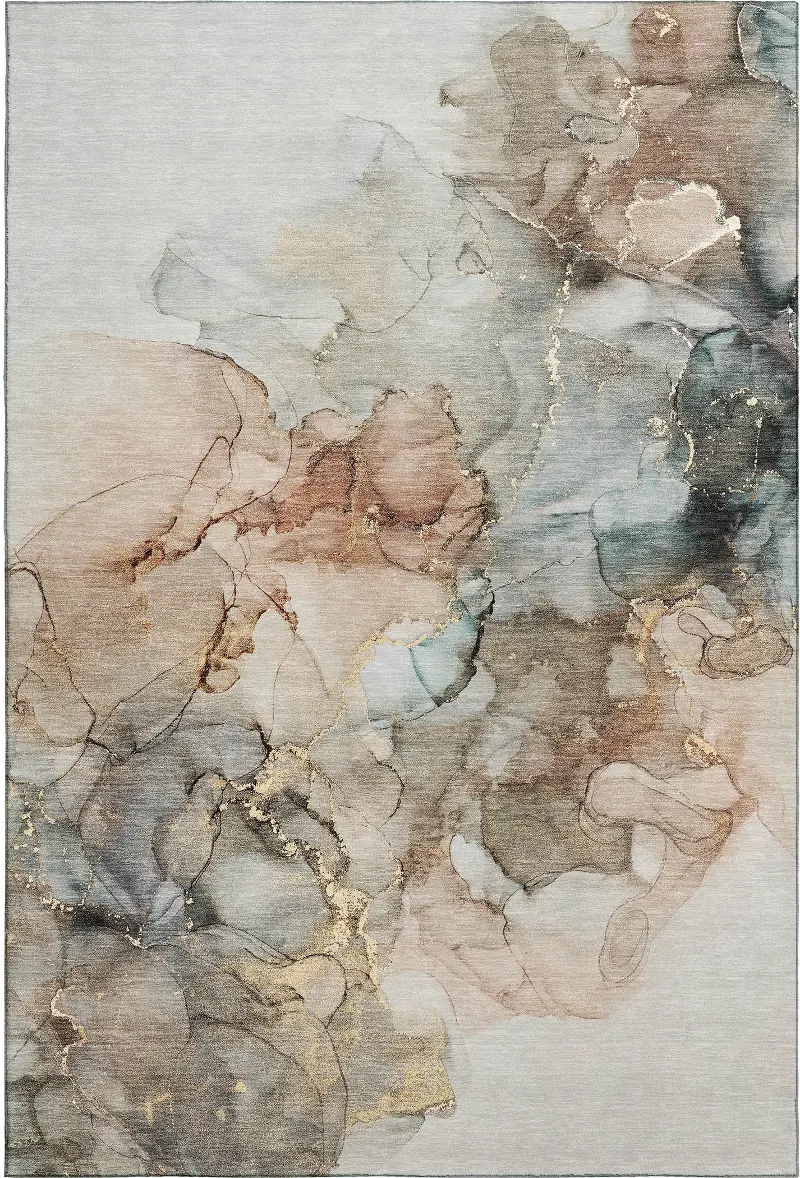 Odyssey 8 x 10 Tan Luxury Area Rug