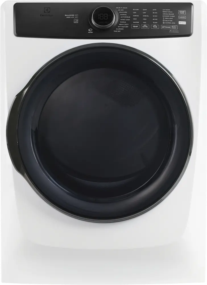 Electrolux 8 Cu Ft Electric Dryer - White | RC Willey
