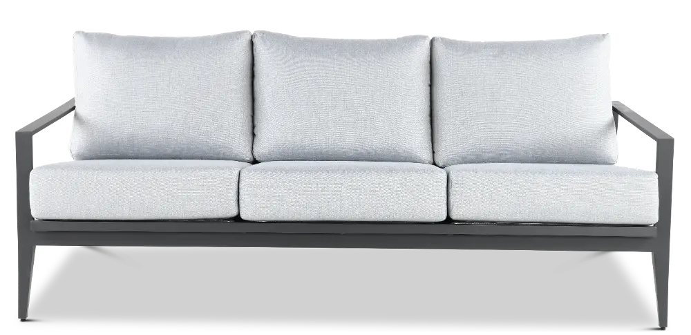 Aragon Blue and Gray Patio Sofa-1