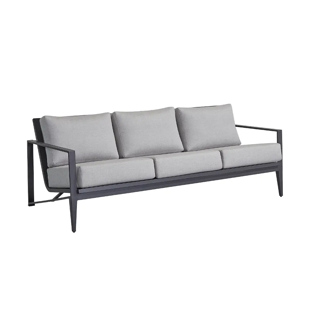 Aragon Blue and Gray Patio Sofa-1