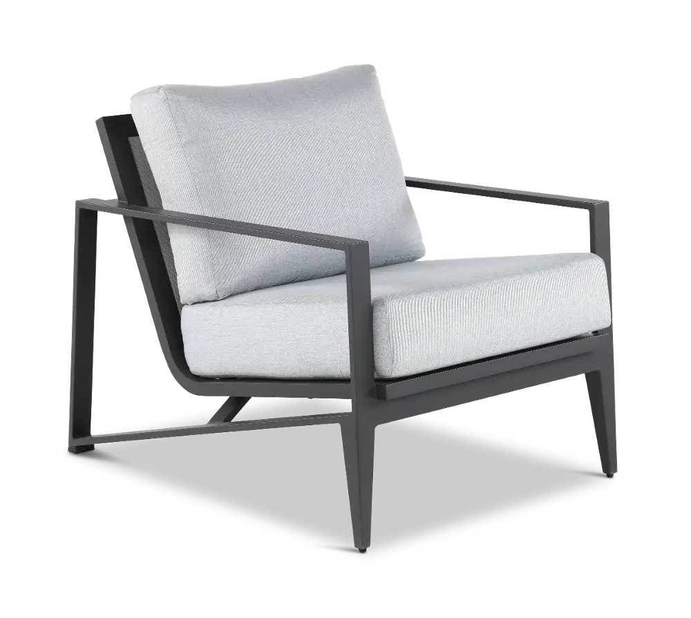 Aragon Blue and Gray Patio Lounge Chair-1