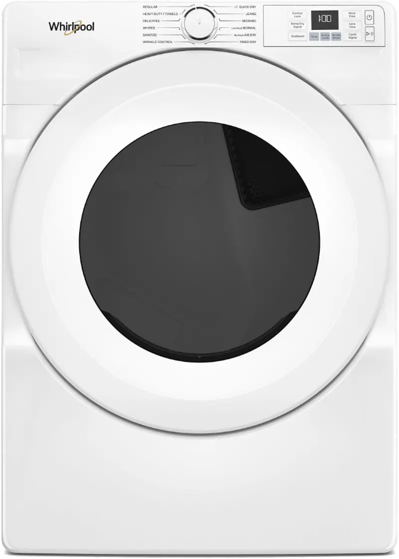 Whirlpool 7.4 Cu Ft Smart Gas Dryer - White