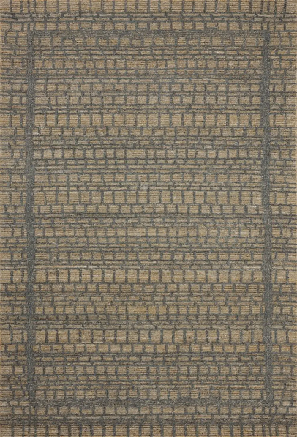 ELA-O5WHEAT/CHARCOAL/5X7.6-RUG Elias 5 x 8 Wheat Charcoal Area Rug-1
