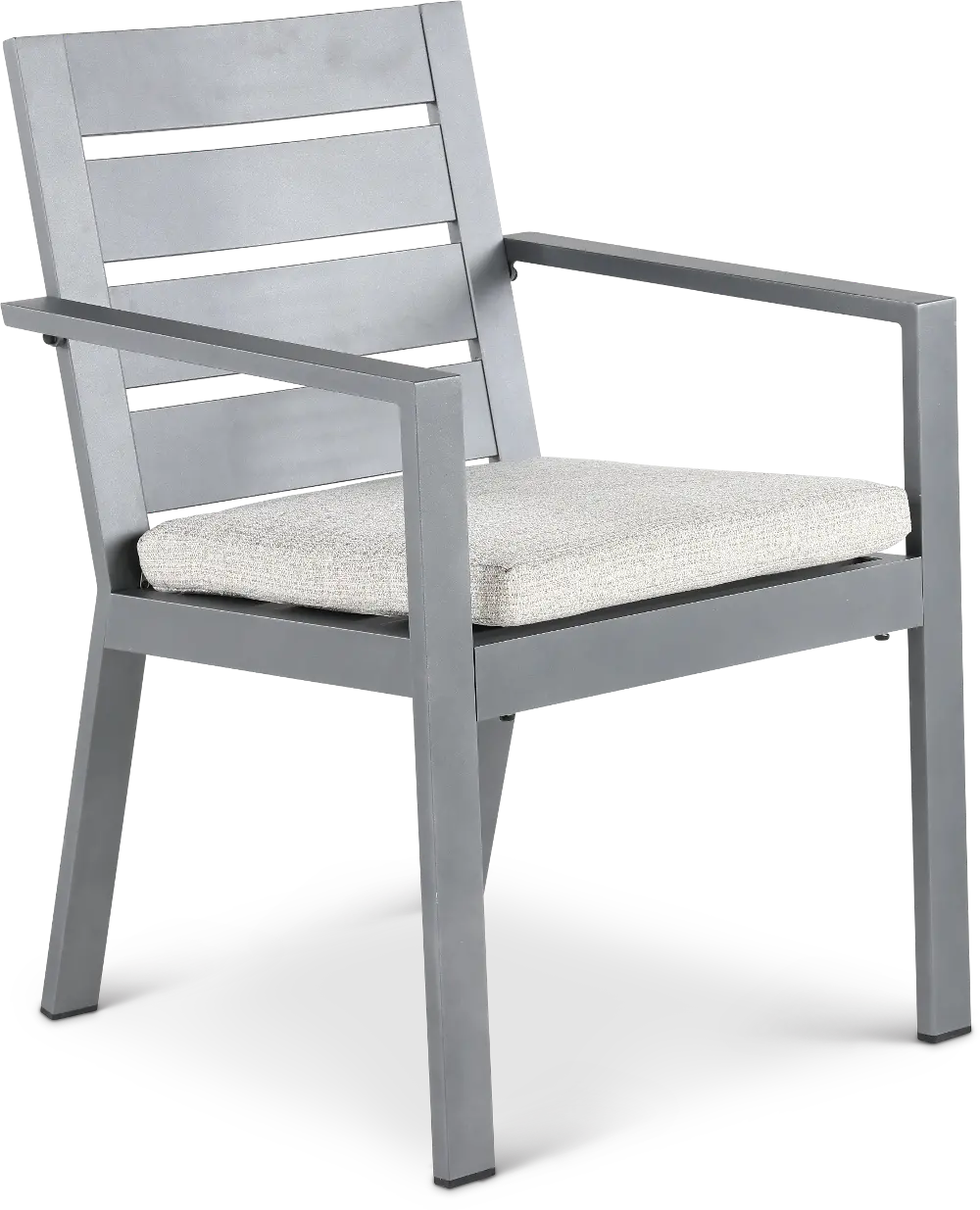 Gibraltar Gray and Beige Dining Chair-1