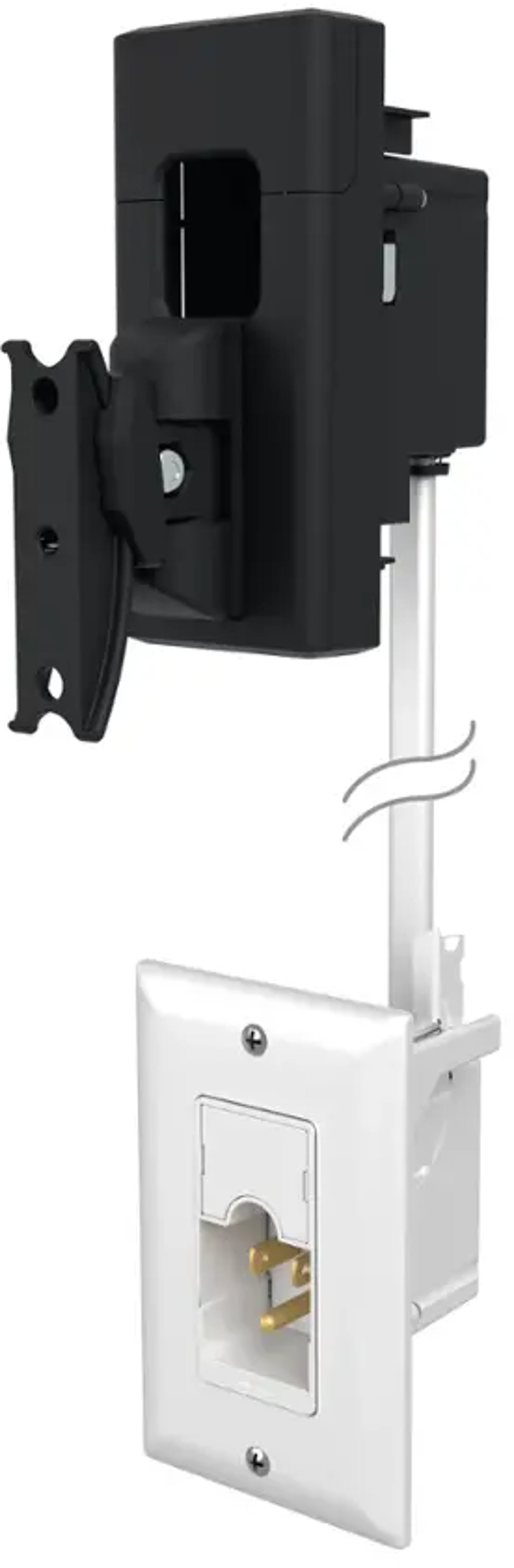 SANUS Tilt & Swivel Speaker Wall Mount and Power Kit
