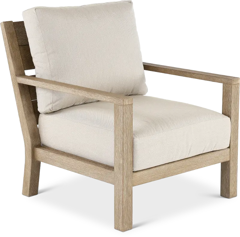Palm Beach Natural and Beige Patio Chair