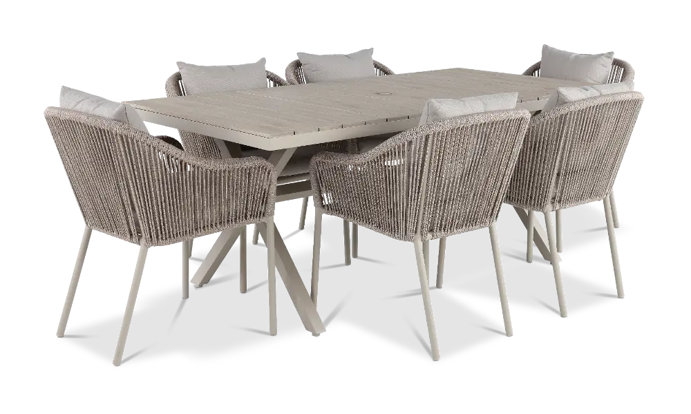 Josephine Natural 7-Piece Dining Set-1