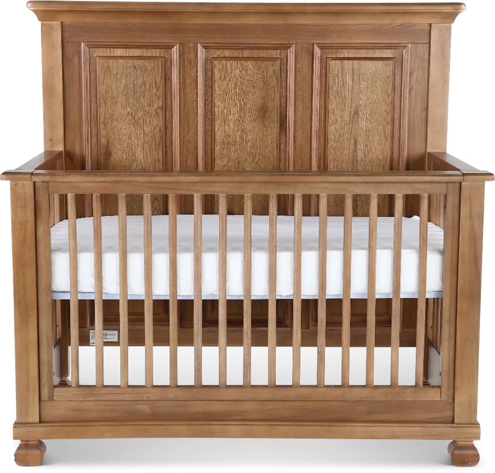 Solvang Nutmeg Brown Convertible Crib-1