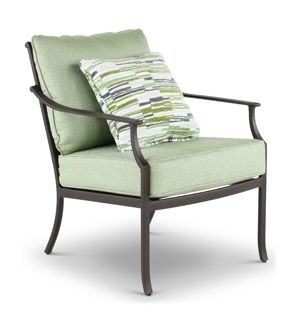 AAR01000P02 Thurston Gray and Green Patio Club Chair-1