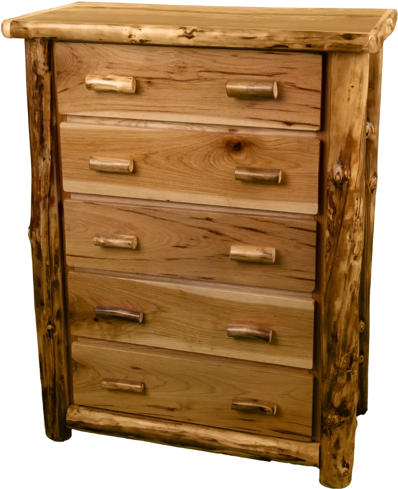 Aspen Log Chest of Drawers