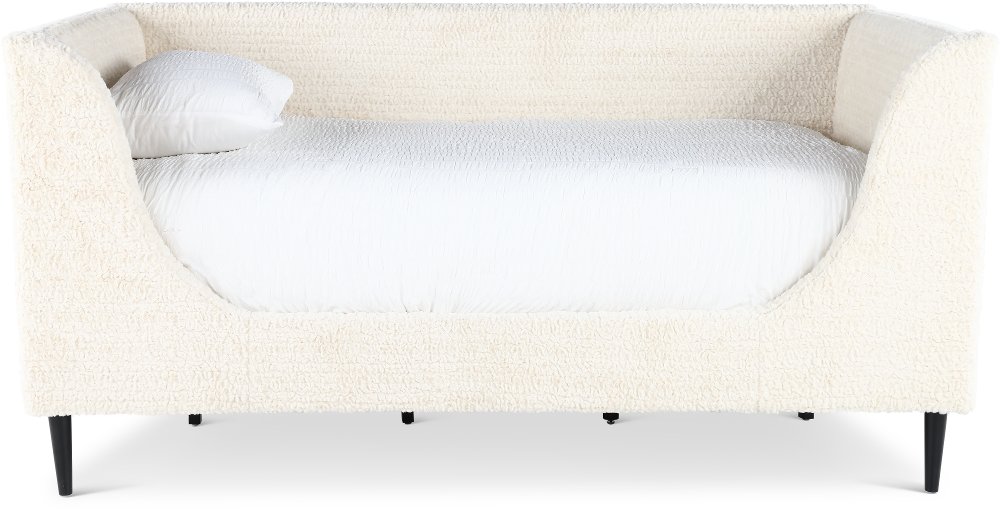 Reese Off-White Twin Upholstered Daybed